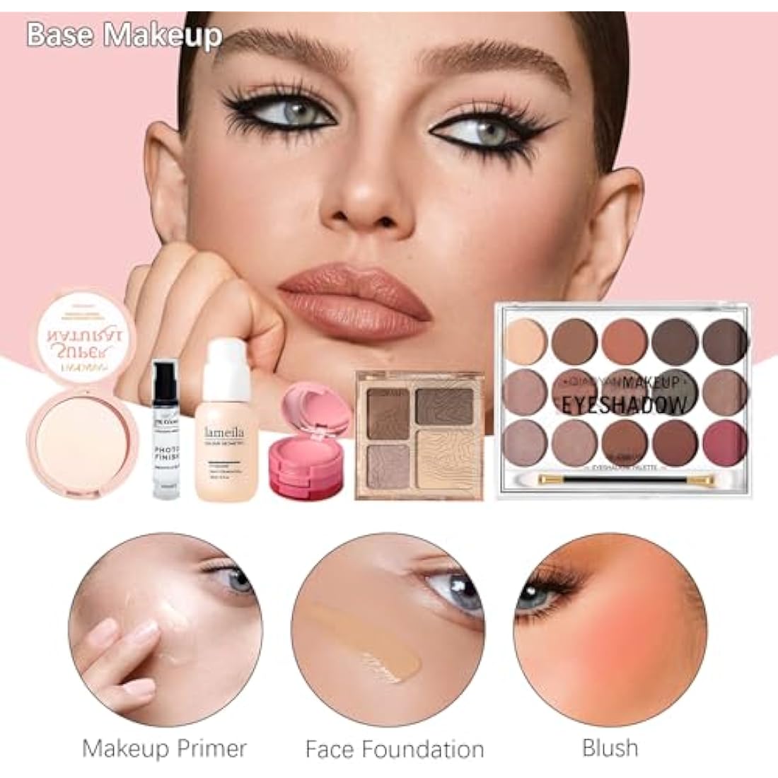 Jolof Store All-In-One Makeup Kit - Cruelty-Free Cosmetic Gift Set