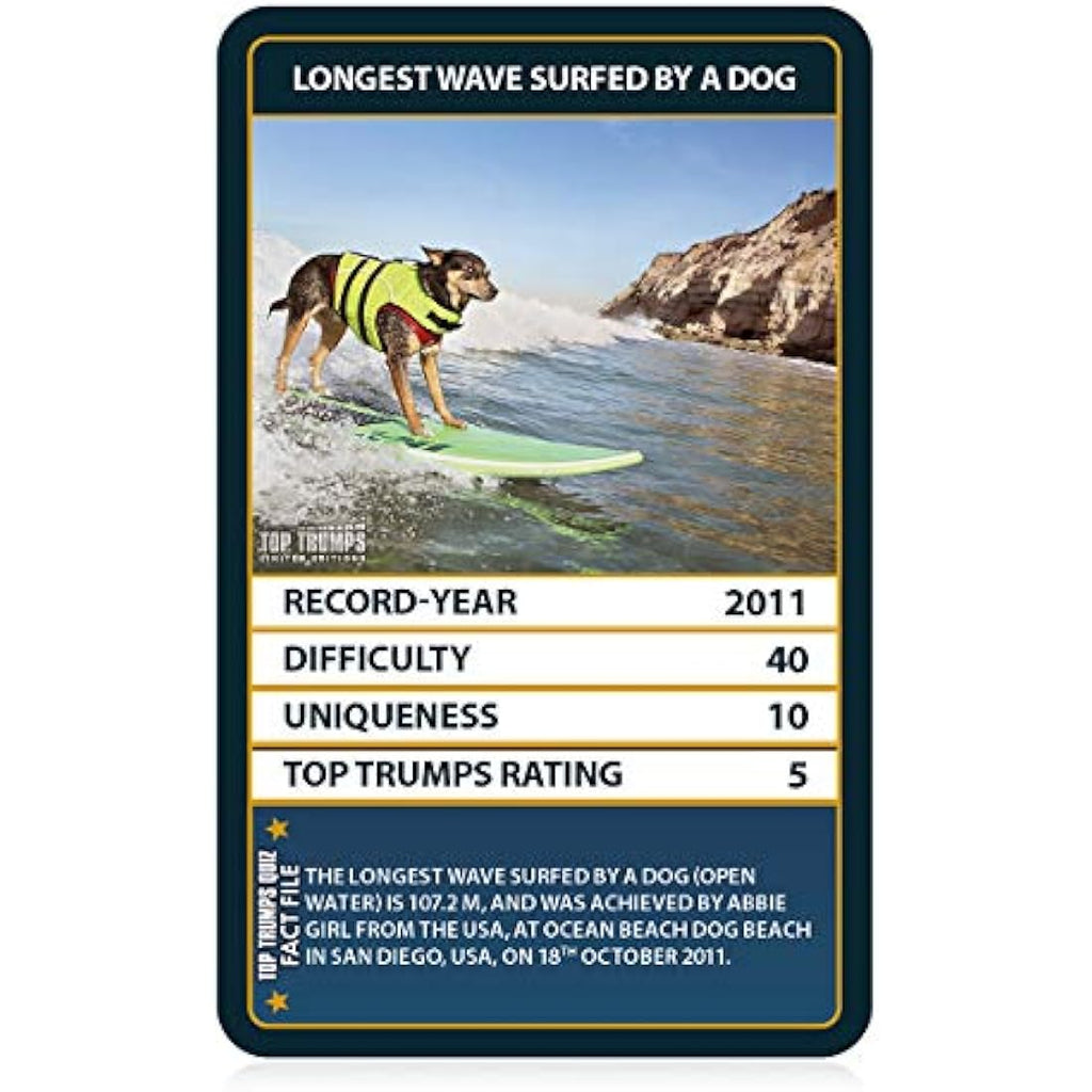 Top Trumps Guinness World Records Card Game – Educational Toy for Ages 6+