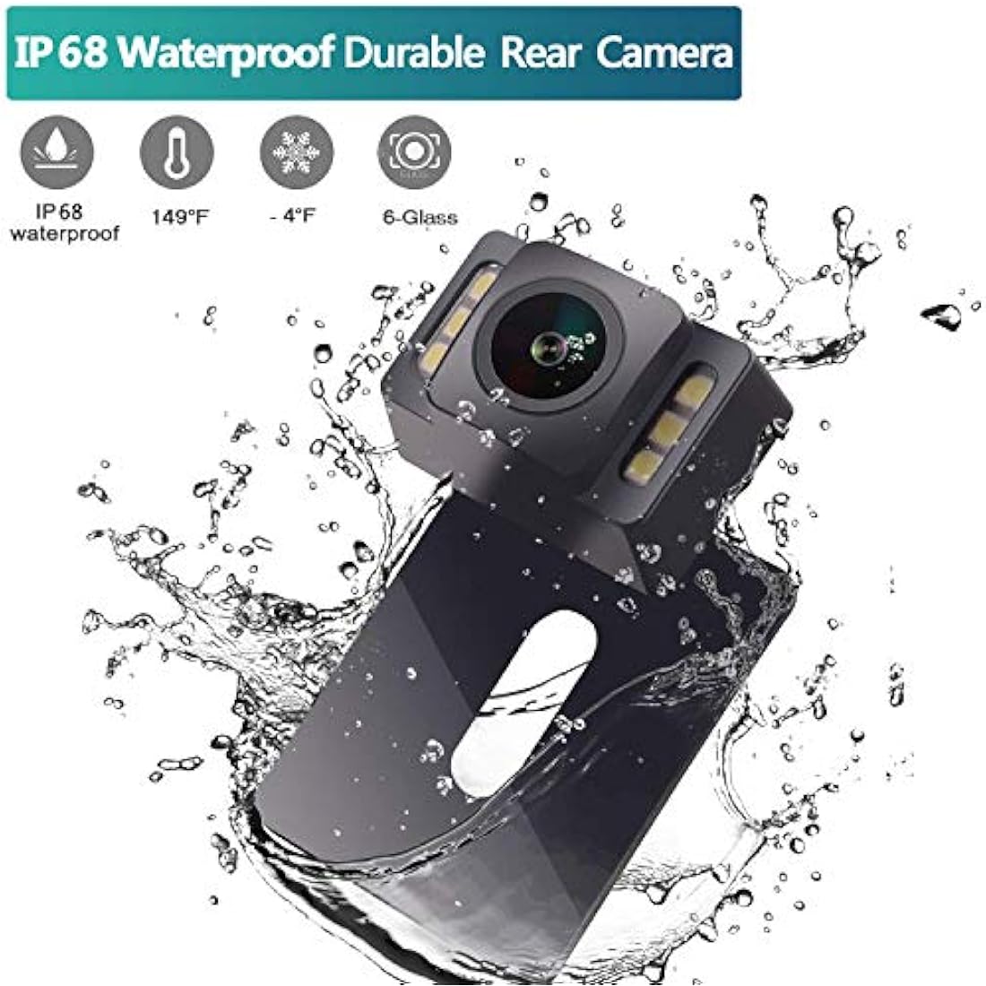 DOUXURY Wireless Reversing Camera Kit | 4.3'' LCD Monitor & IP68 Waterproof