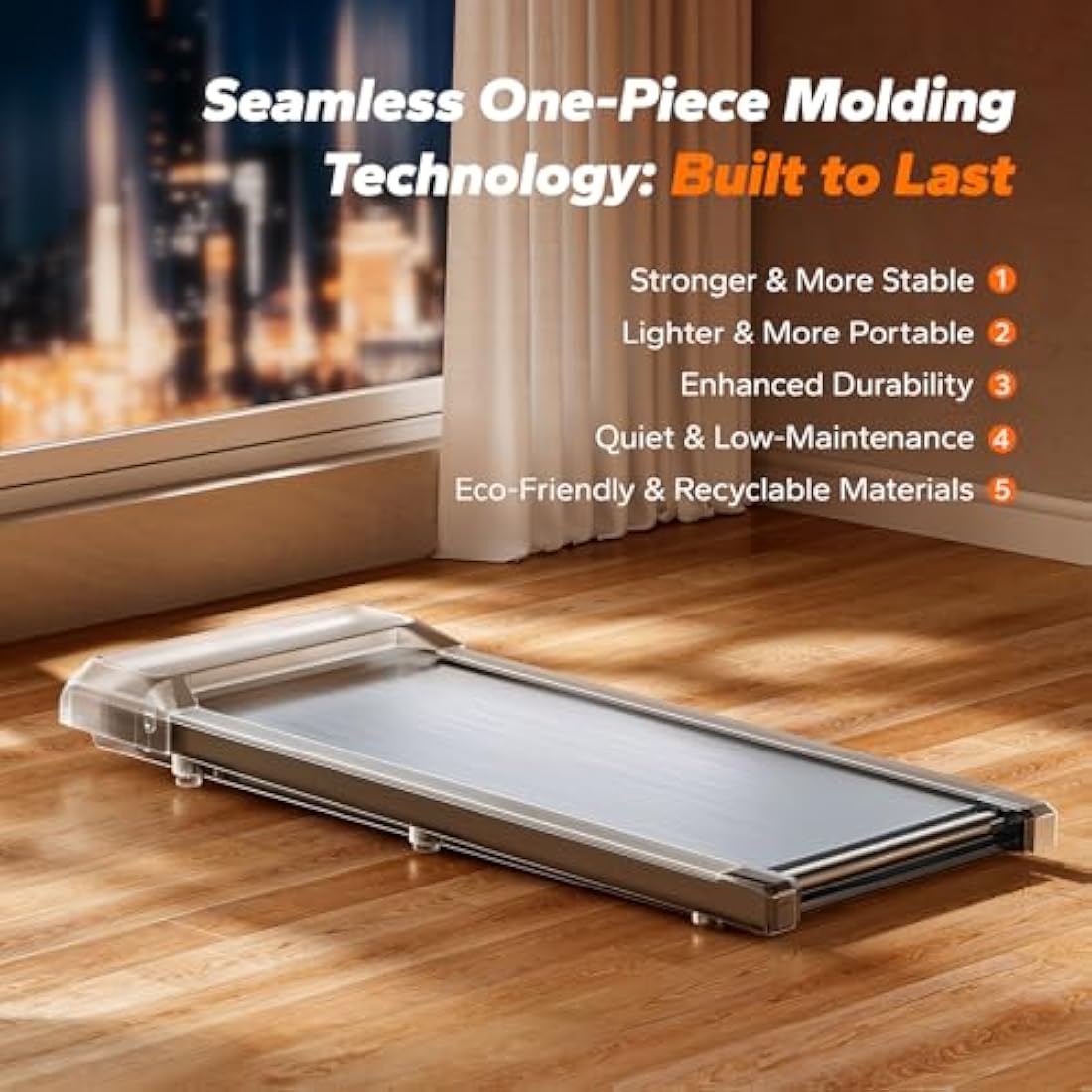 MERACH Walking Pad – Under Desk Treadmill with App & Remote Control