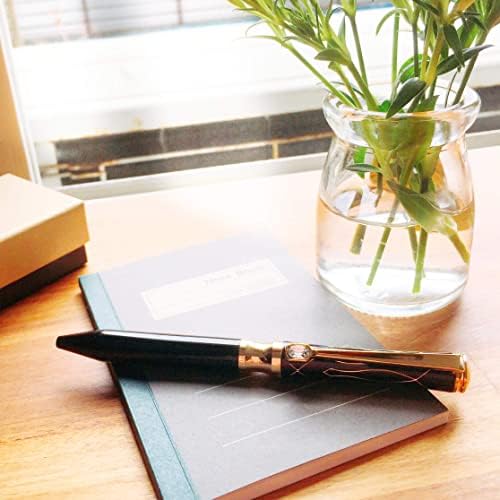 LACHIEVA LUX Crystal Metal Ballpoint Pen with German Refills - Gift Box