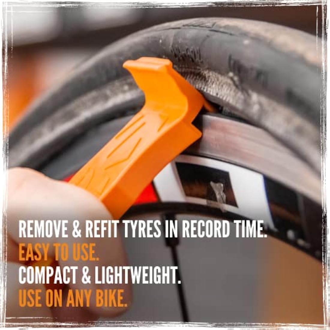 Tru-Tension Tyre Monkey - Fast Bicycle Tyre Lever Tool for All Bikes