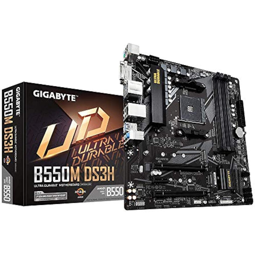 Gigabyte B550M DS3H Motherboard | AMD Ryzen 5000 Series AM4 | DDR4