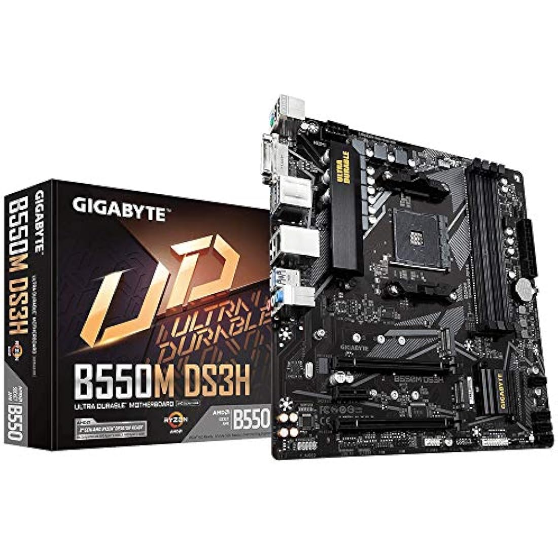 Gigabyte B550M DS3H Motherboard | AMD Ryzen 5000 Series AM4 | DDR4