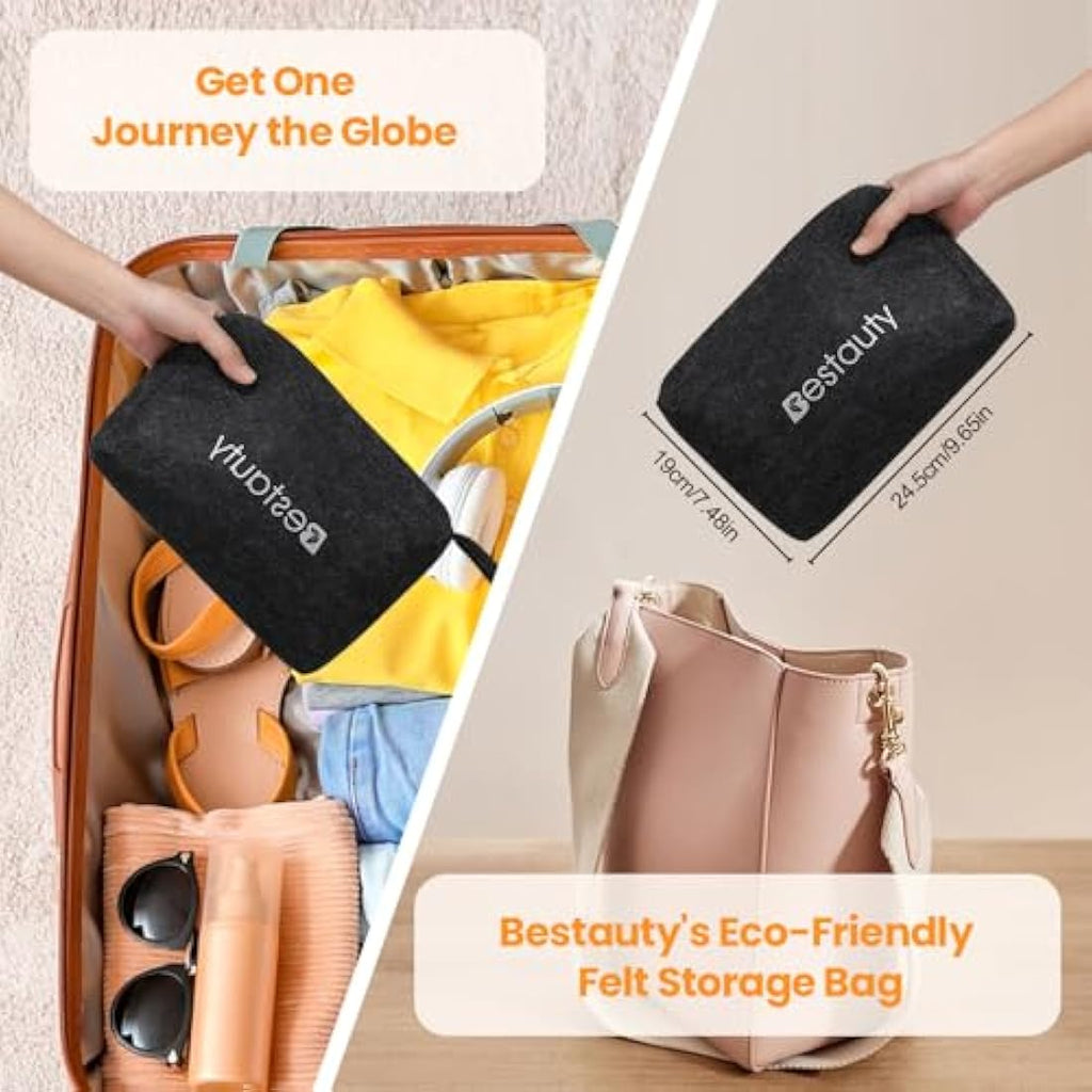 Bestauty Ionic Travel Hair Dryer – 2000W Foldable Portable Hairdryer