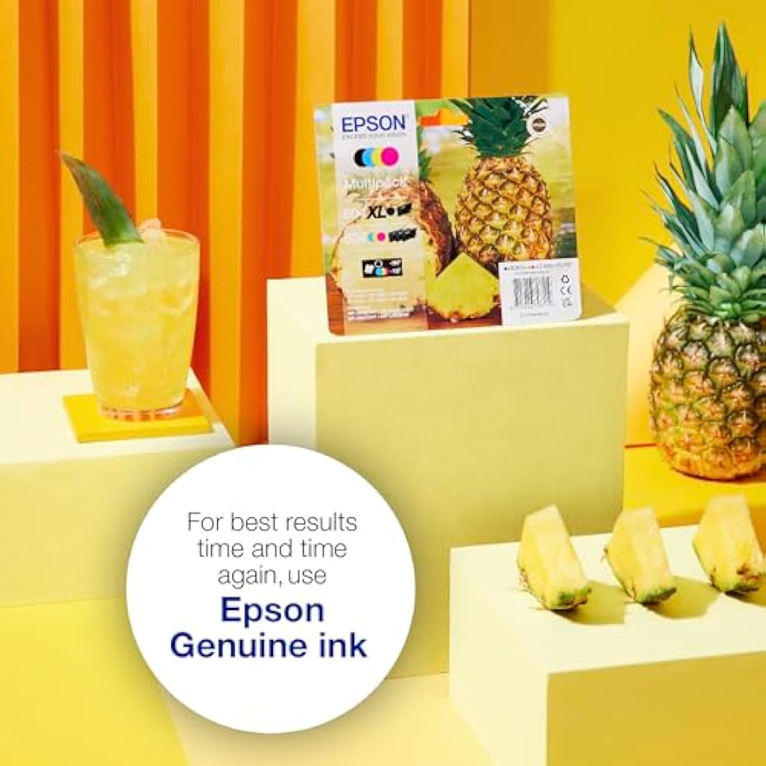 Epson 604 Pineapple Genuine Ink Cartridges Multipack - 4-Colours