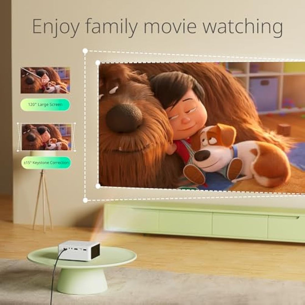 YOTON Y3 Mini Projector – 14000 Lumens 1080P Portable Home Cinema