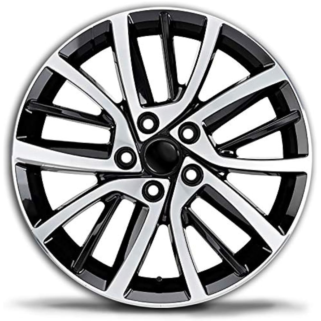 SkinoEu 65mm Wheel Centre Hub Caps for VW - Black Set of 4 - 3B7601171