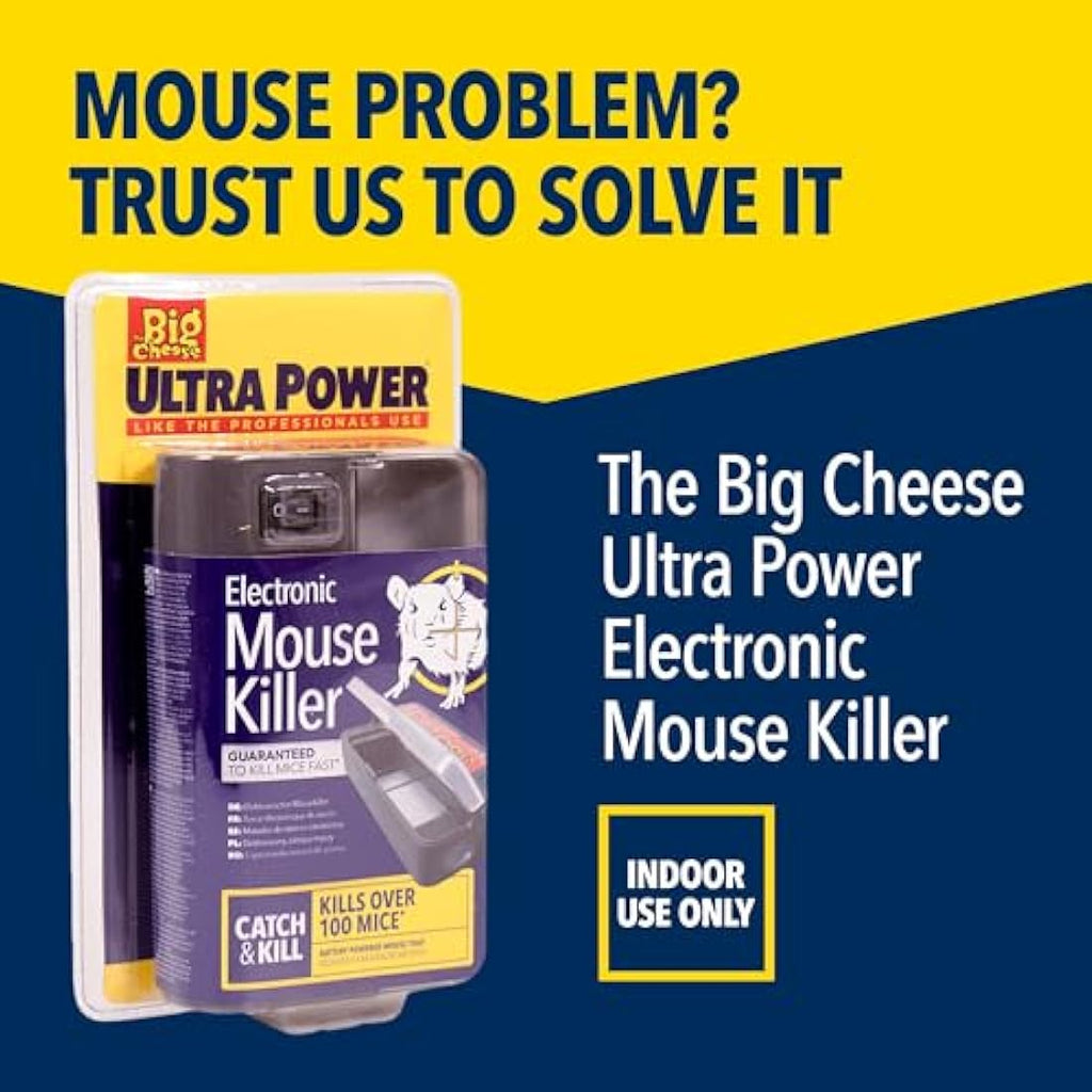 The Big Cheese Ultra Power Electronic Mouse Killer – Humane Electric Trap