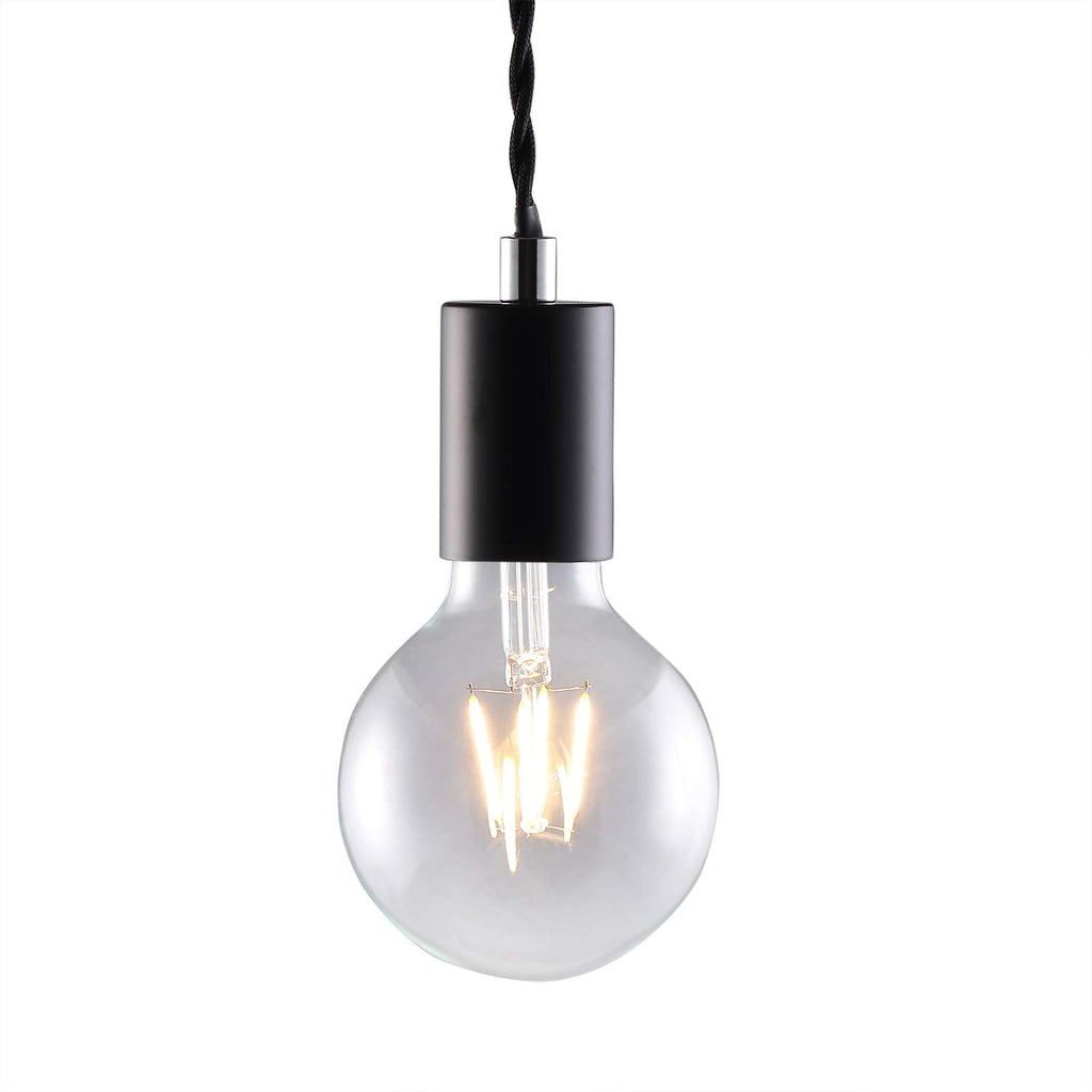 5-Light Spider Pendant Light – Black Retro Industrial Cluster