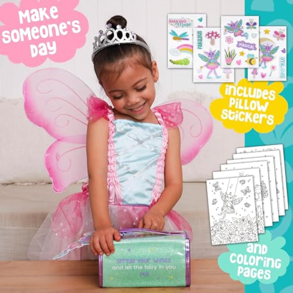 Rae Fairy Scented Art Kit for Kids – 15pc Smelly Marker Set with Pencil Case