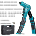 Libraton One-Handed Rivet Gun Set | Professional Hand Riveter with 200 Rivets