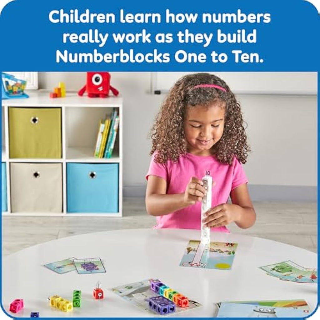 Learning Resources Numberblocks MathLink Cubes 1-10 Activity Set