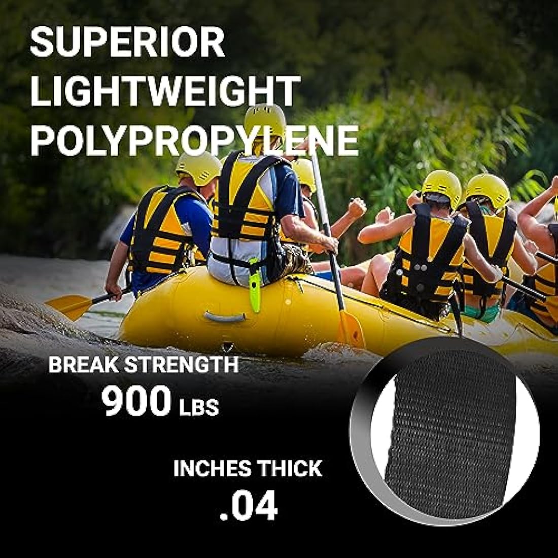 Strapworks 1.5 Inch Polypropylene Webbing – Heavyweight Outdoor Strapping