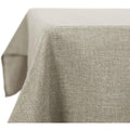 Deconovo Faux Linen Rectangle Tablecloth | Water Resistant 59x95in
