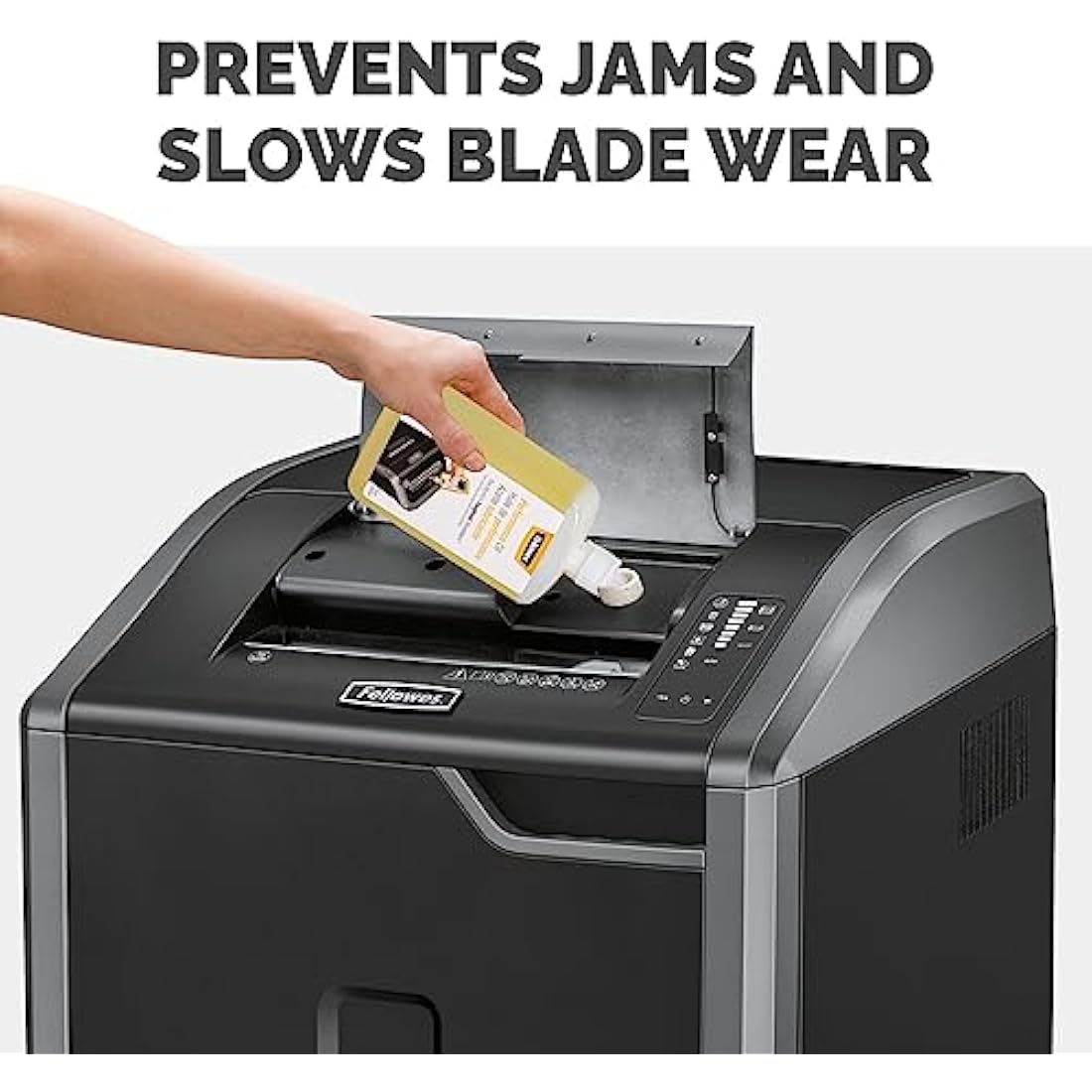 Fellowes Shredder Oil | 355ml Lubricant for Cross & Micro-Cut Shredders
