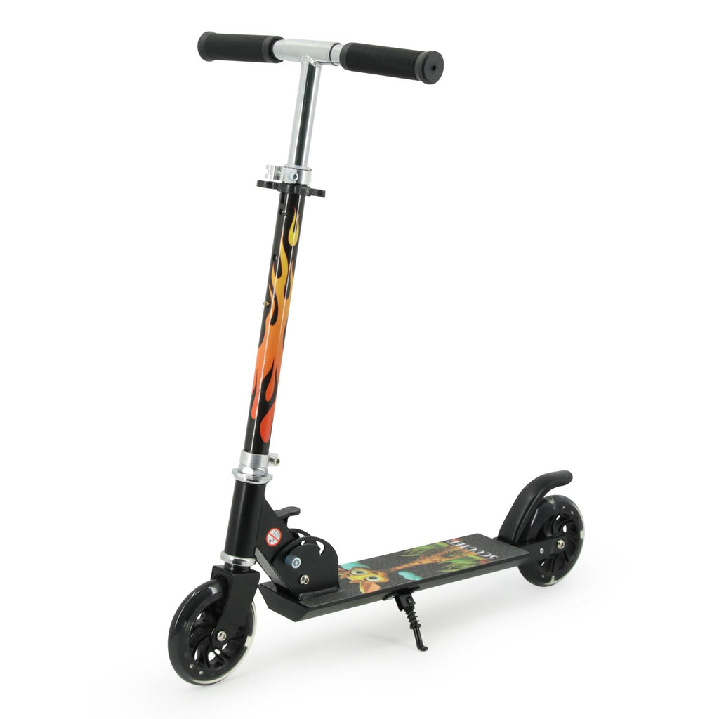 TENBOOM Kids Scooter with Light Up Wheels – Foldable 2-Wheel Kick Scooter