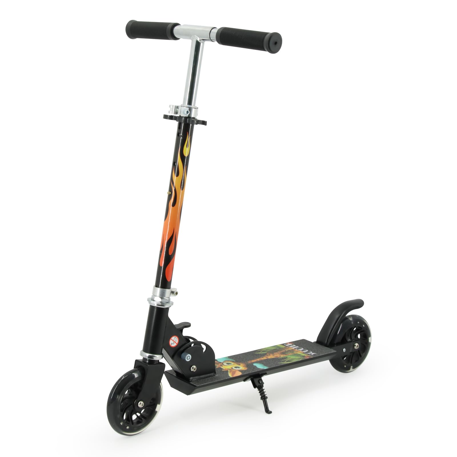 TENBOOM Kids Scooter with Light Up Wheels – Foldable 2-Wheel Kick Scooter