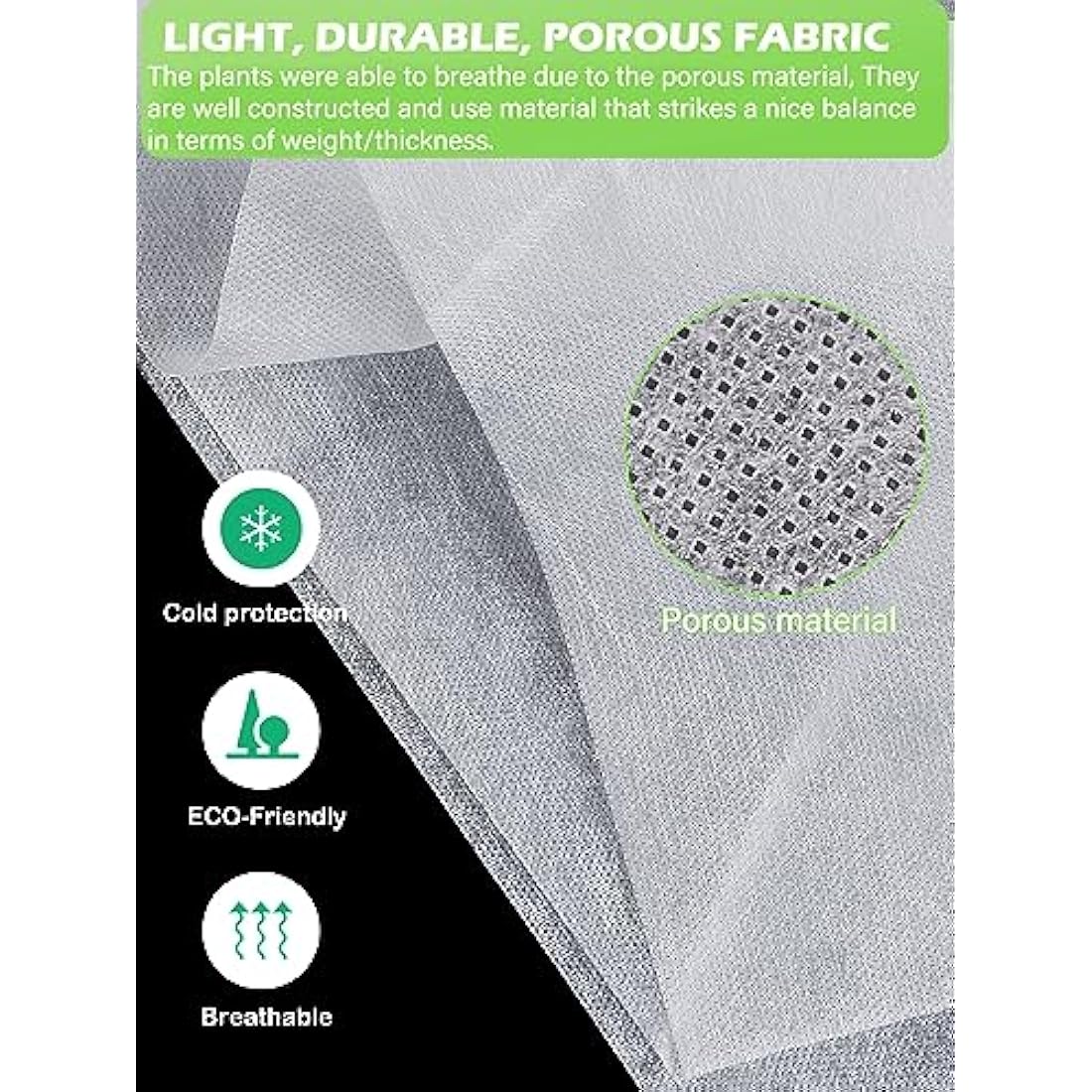 Abimars Garden Fleece 30gsm – 3m x 5m Horticultural Plant Frost Protection