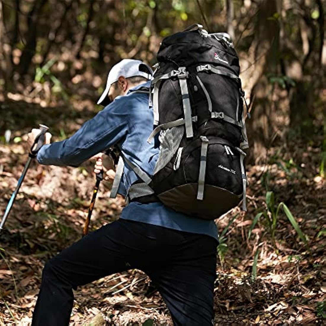 Mountaintop 70L Hiking Backpack – Internal Frame Water-Resistant Rucksack
