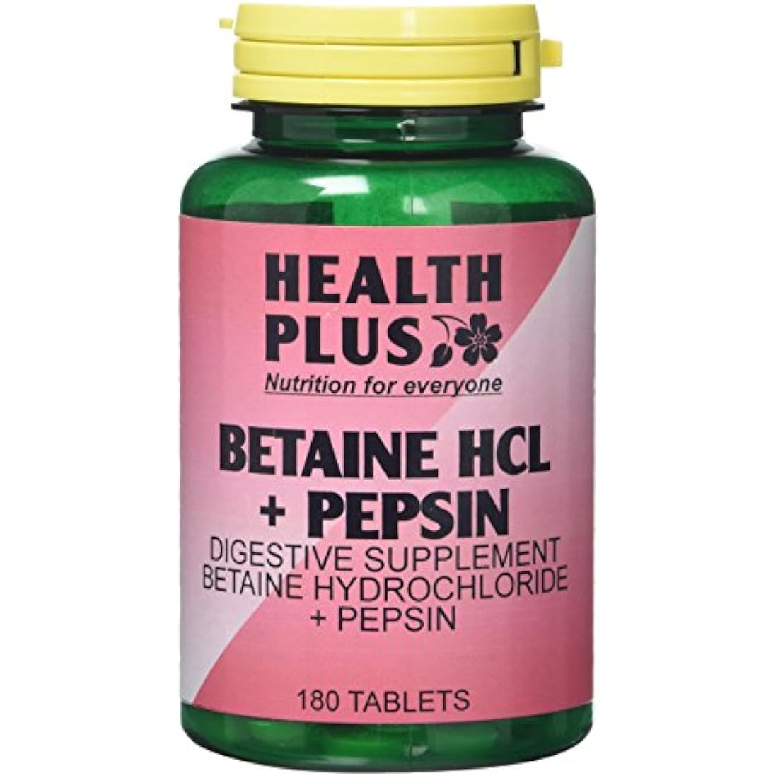 Health Plus Betaine HCL + Pepsin Digestive Supplement – 180 Tablets