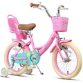 Glerc Maggie 16 Inch Girls Bicycle with Doll Seat and Basket