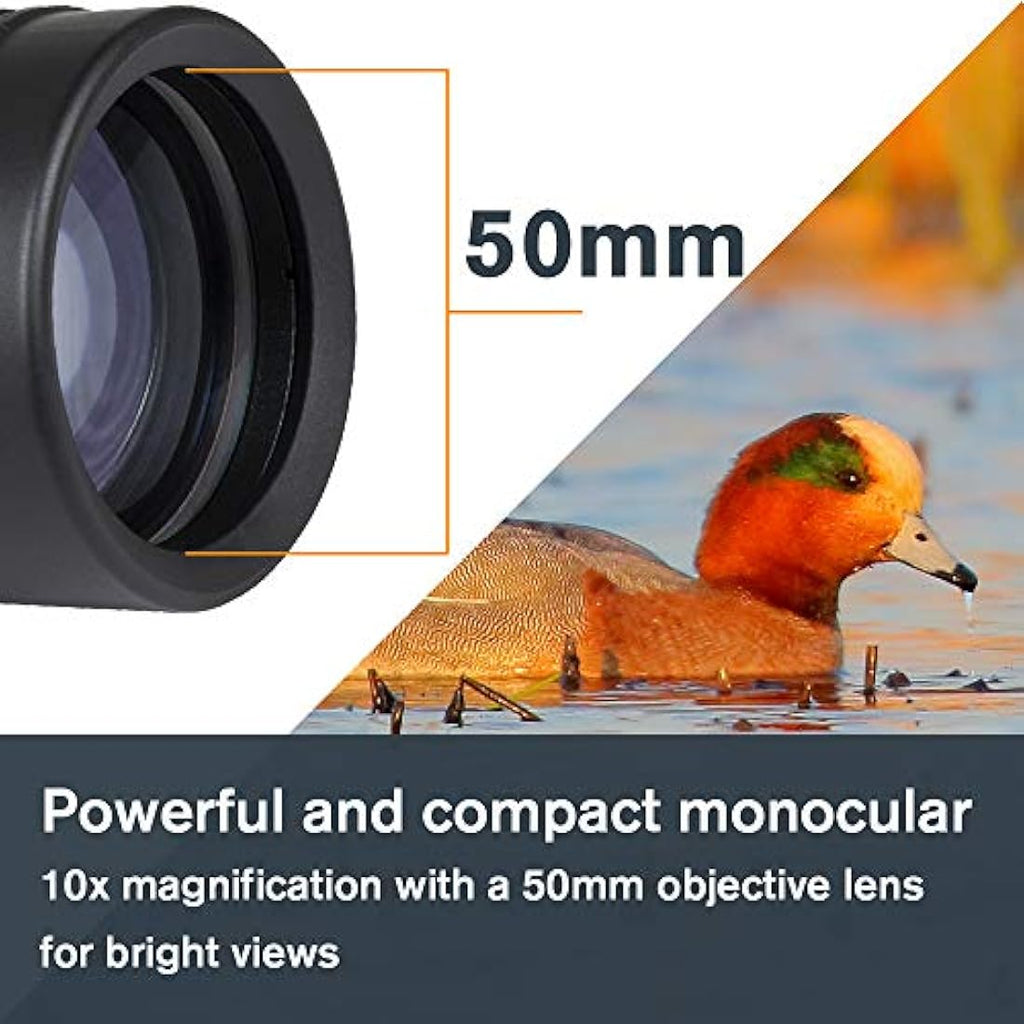 Celestron Outland X 10x50 Waterproof Monocular with Smartphone Adapter