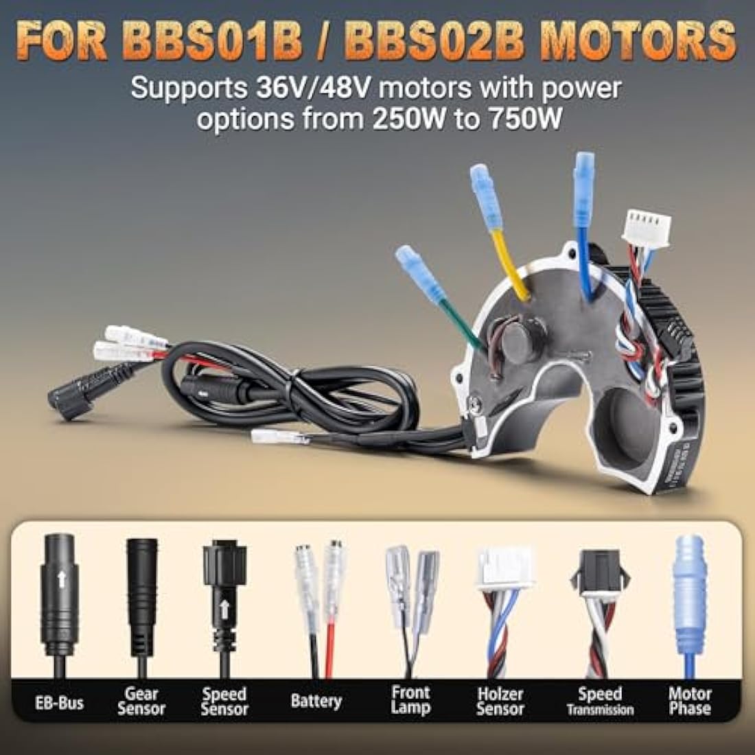 Bafang BBS01B Mid Drive Controller – 36V 250W Replacement Part