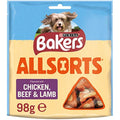 Bakers Allsorts Dog Treats – Chicken, Beef & Lamb Joint Chews (6x98g)