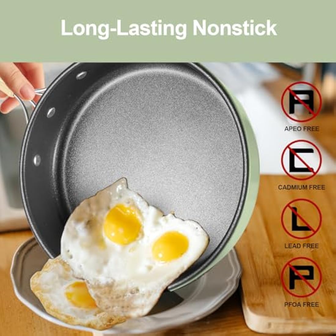 Odoland 15pcs Camping Cookware Mess Kit with Kettle and Utensils