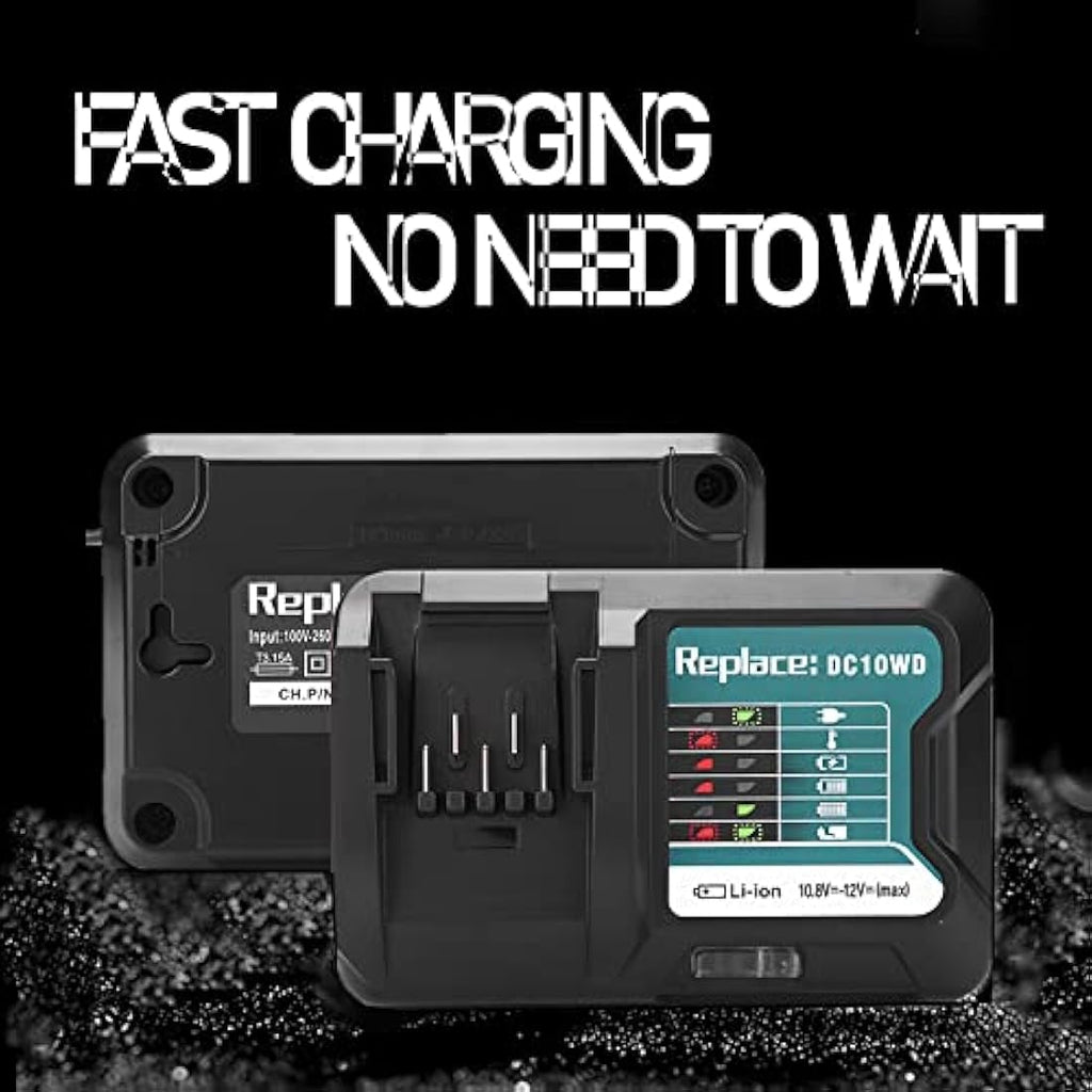 10.8V-12V Lithium-Ion Battery Quick Charger | DC10WD BL1015