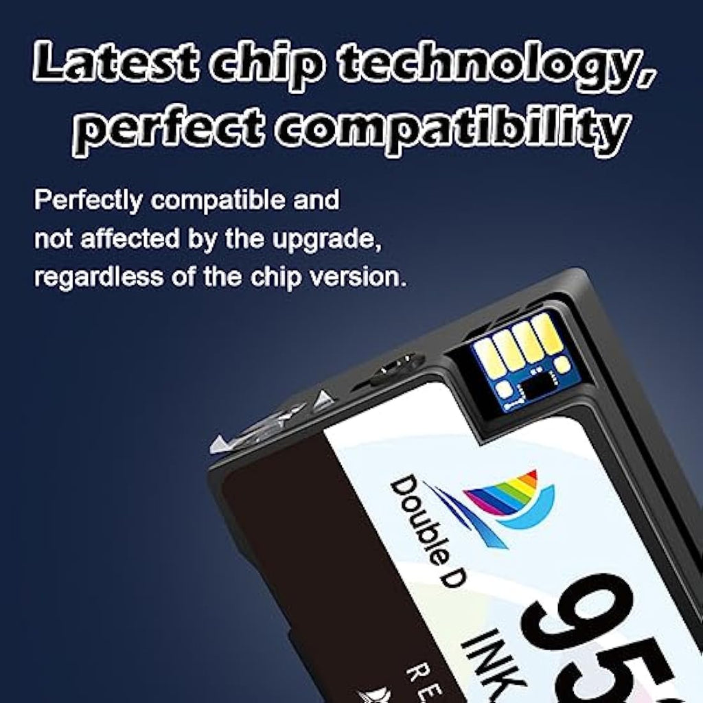 953XL Ink Cartridges for HP Officejet Pro 7740 8710 | 4-Pack