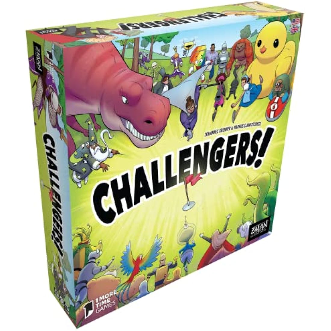 Challengers Board Game by Z-Man Games – Deck Building Strategy Game