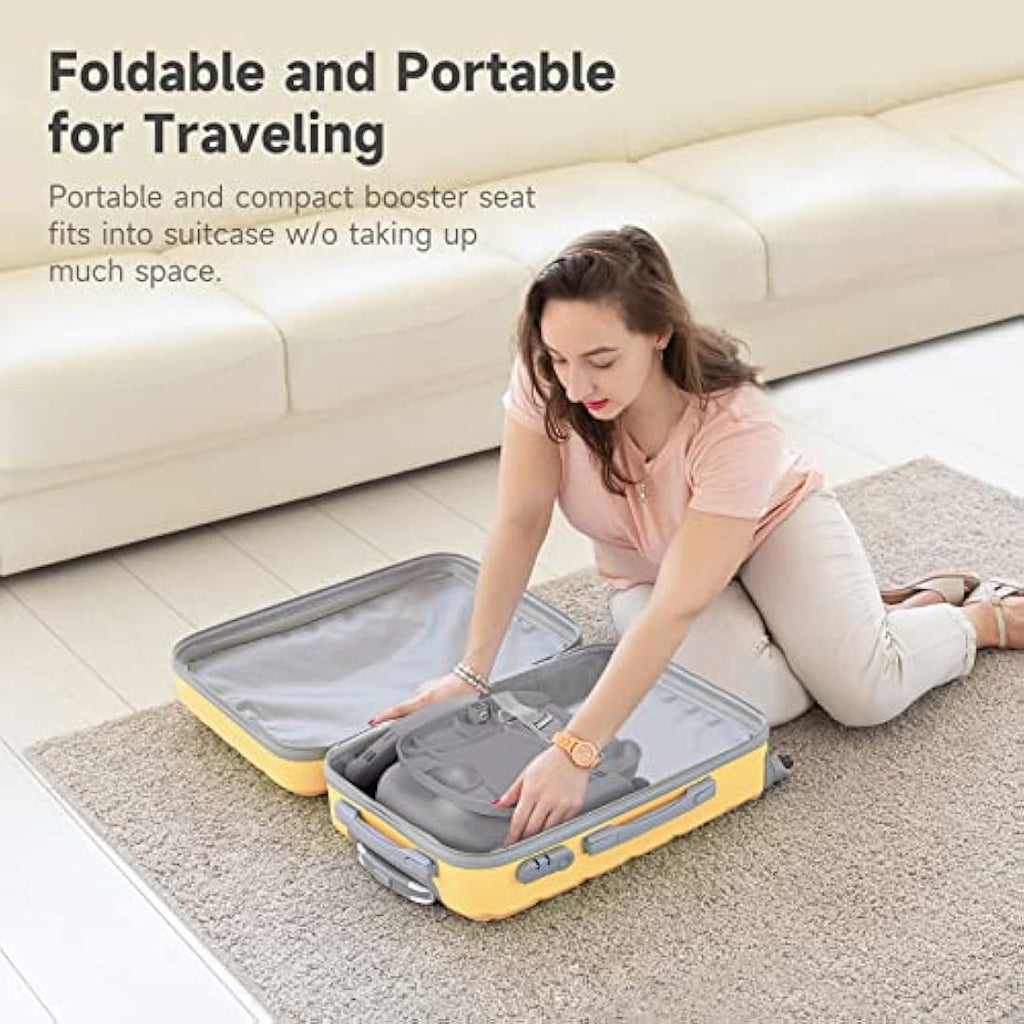 YOLEO Portable Baby High Chair | Adjustable Booster Seat with Tray