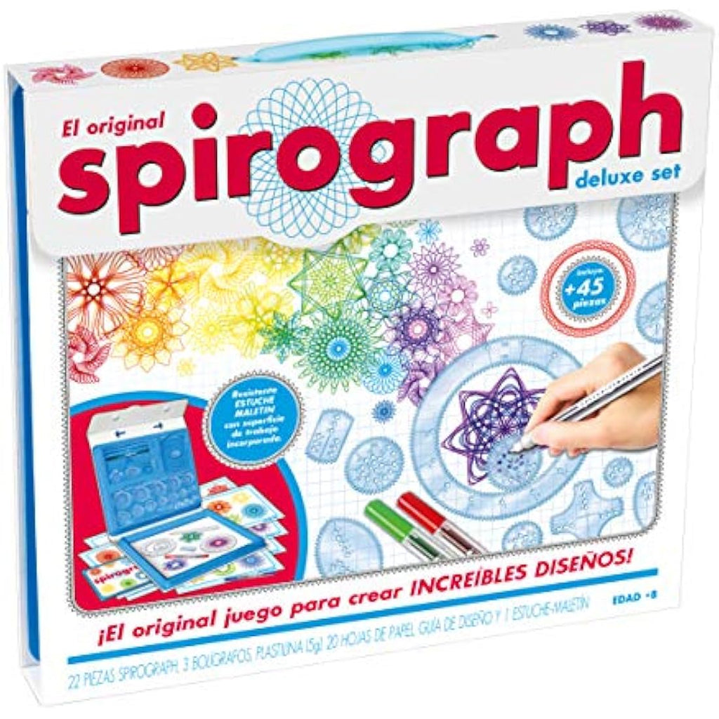 Spirograph Deluxe – Kit de Dessin Mandala et Jeu Créatif – 45 Pièces