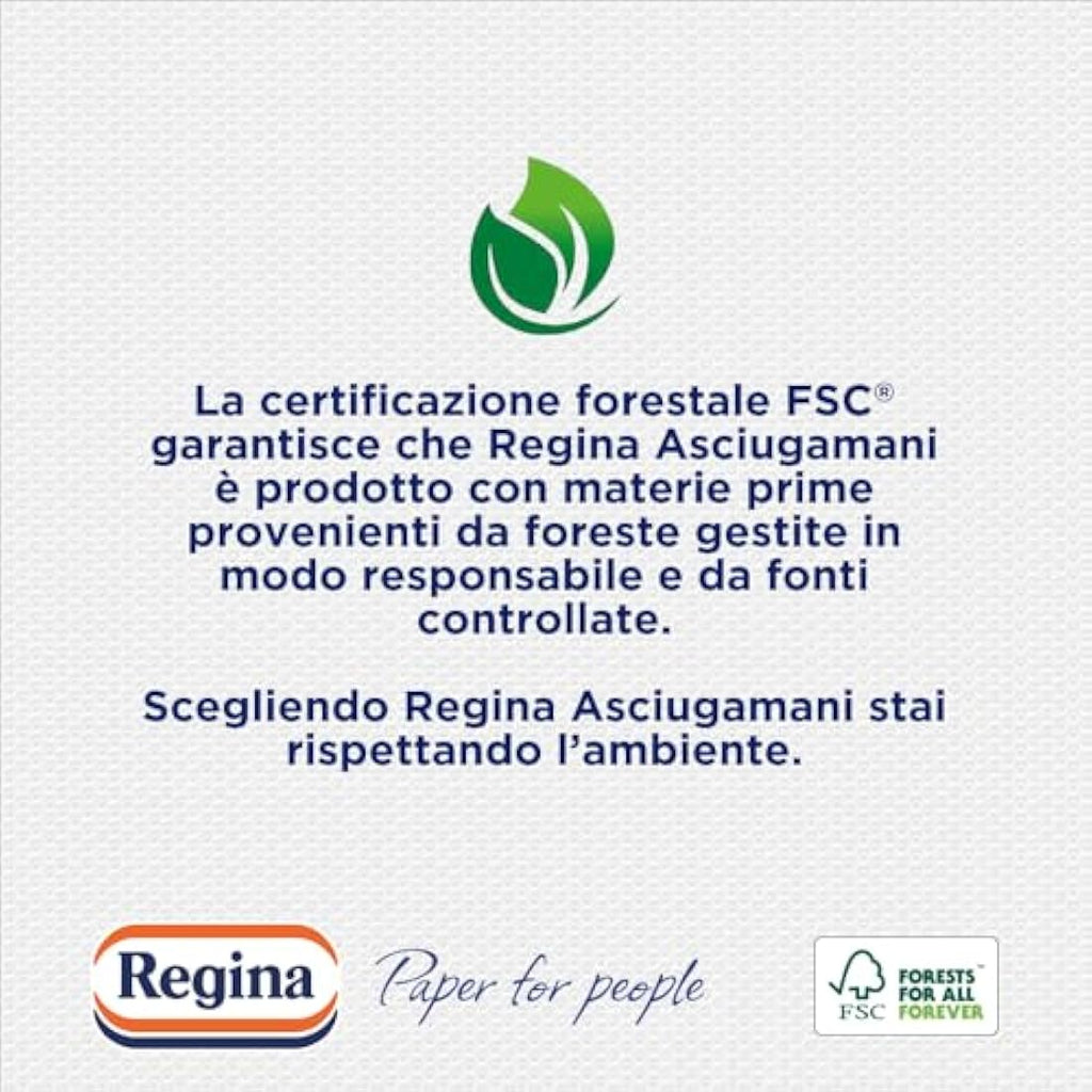 Regina Disposable Towels – 100 Pack Hygienic FSC Cellulose Guest Towels