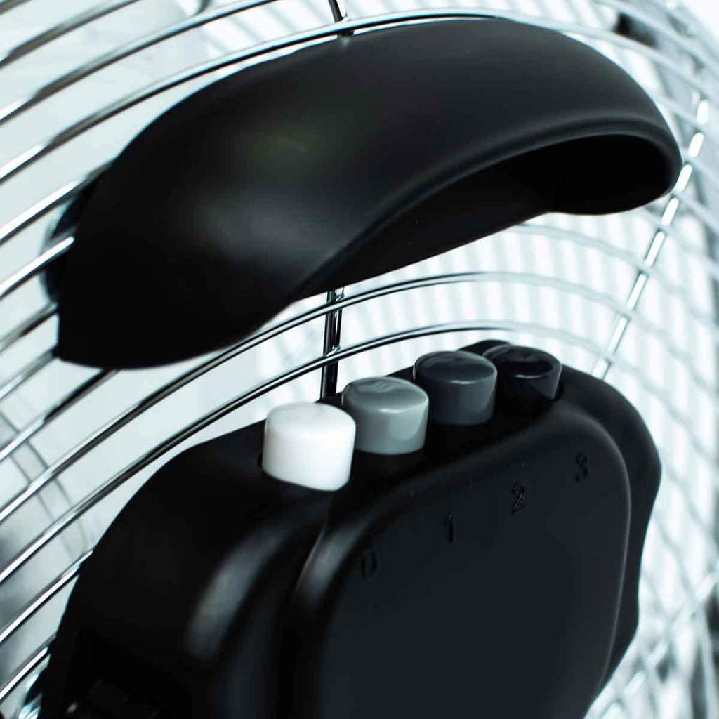 Status 18 Inch High Velocity Floor Fan | 3 Speed Portable Chrome Fan