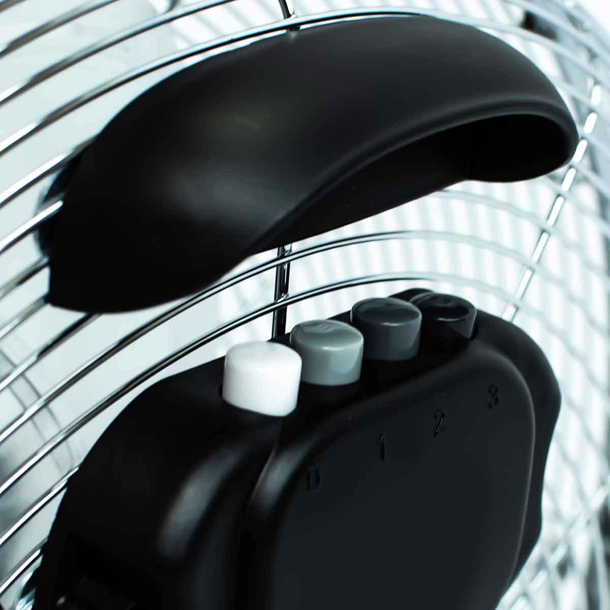 Status 18 Inch High Velocity Floor Fan | 3 Speed Portable Chrome Fan