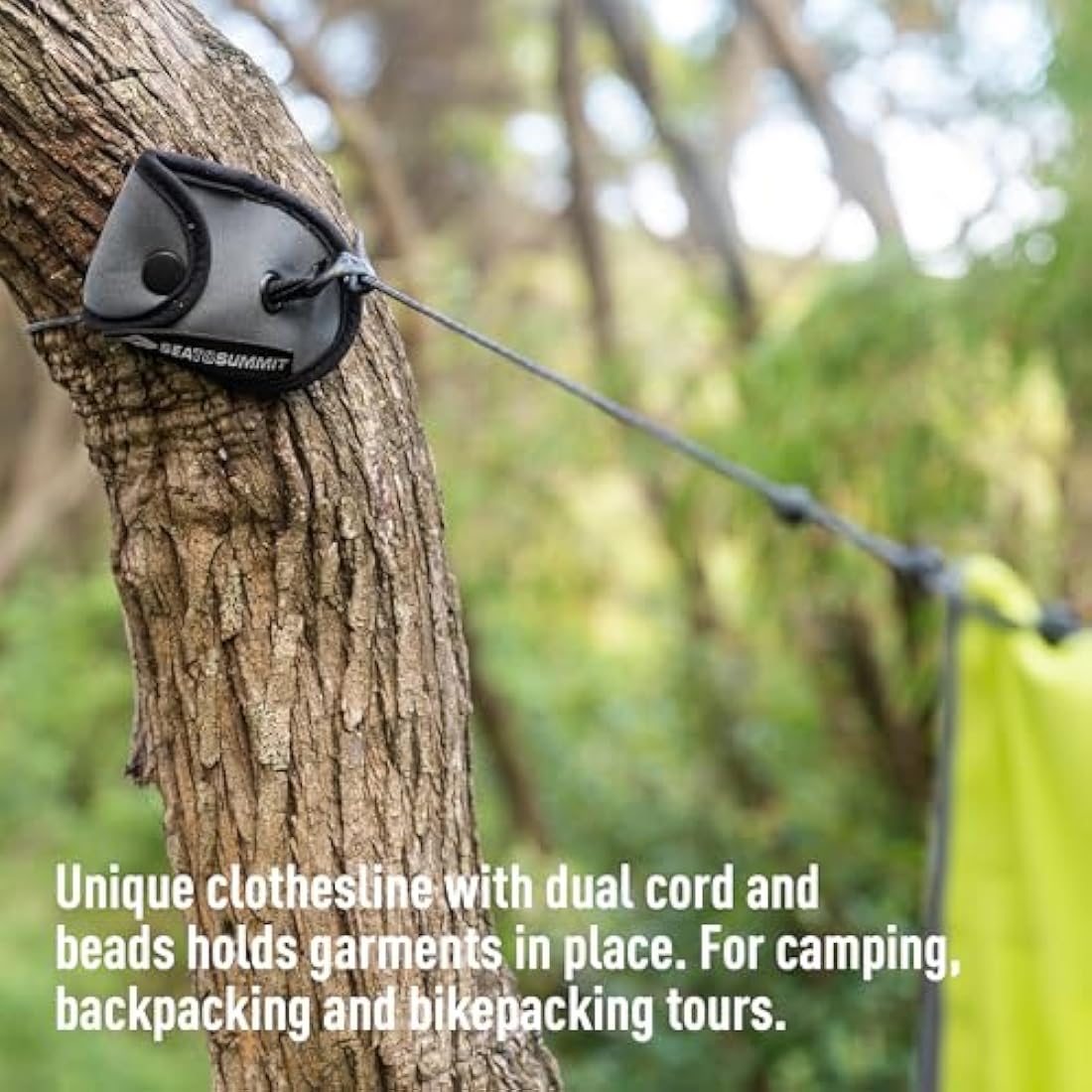Sea to Summit Lite Line Clothesline – 3.5m Reflective Cord for Camping