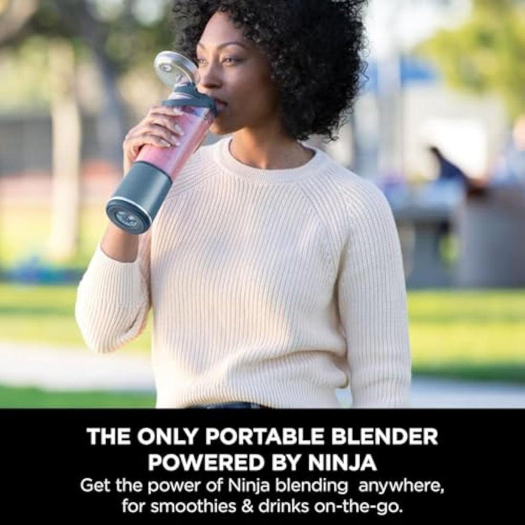 Ninja Blast Portable Blender – 530ml Cordless Smoothie Maker, Denim Blue