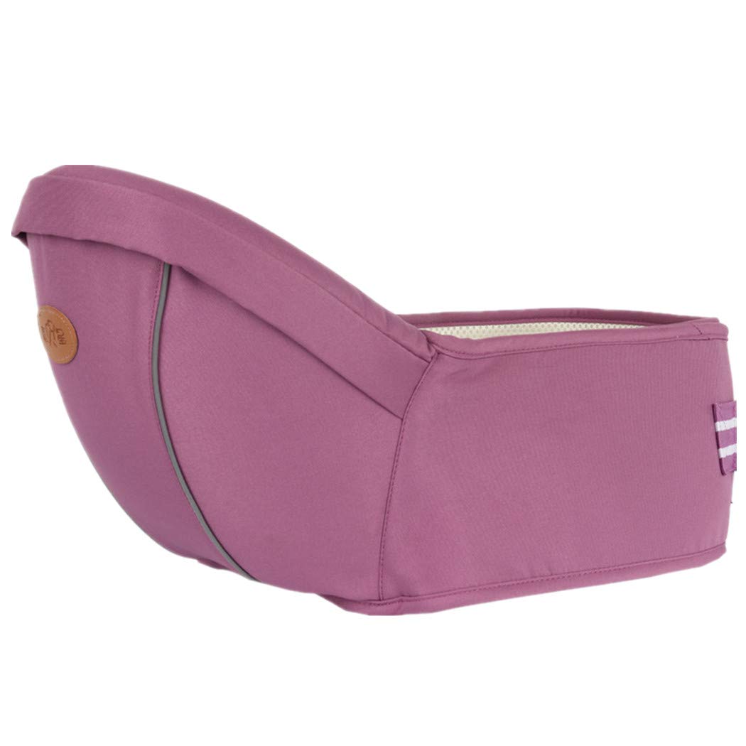 Ergonomic Hipseat Baby Carrier – Lightweight Waist Stool, Purple