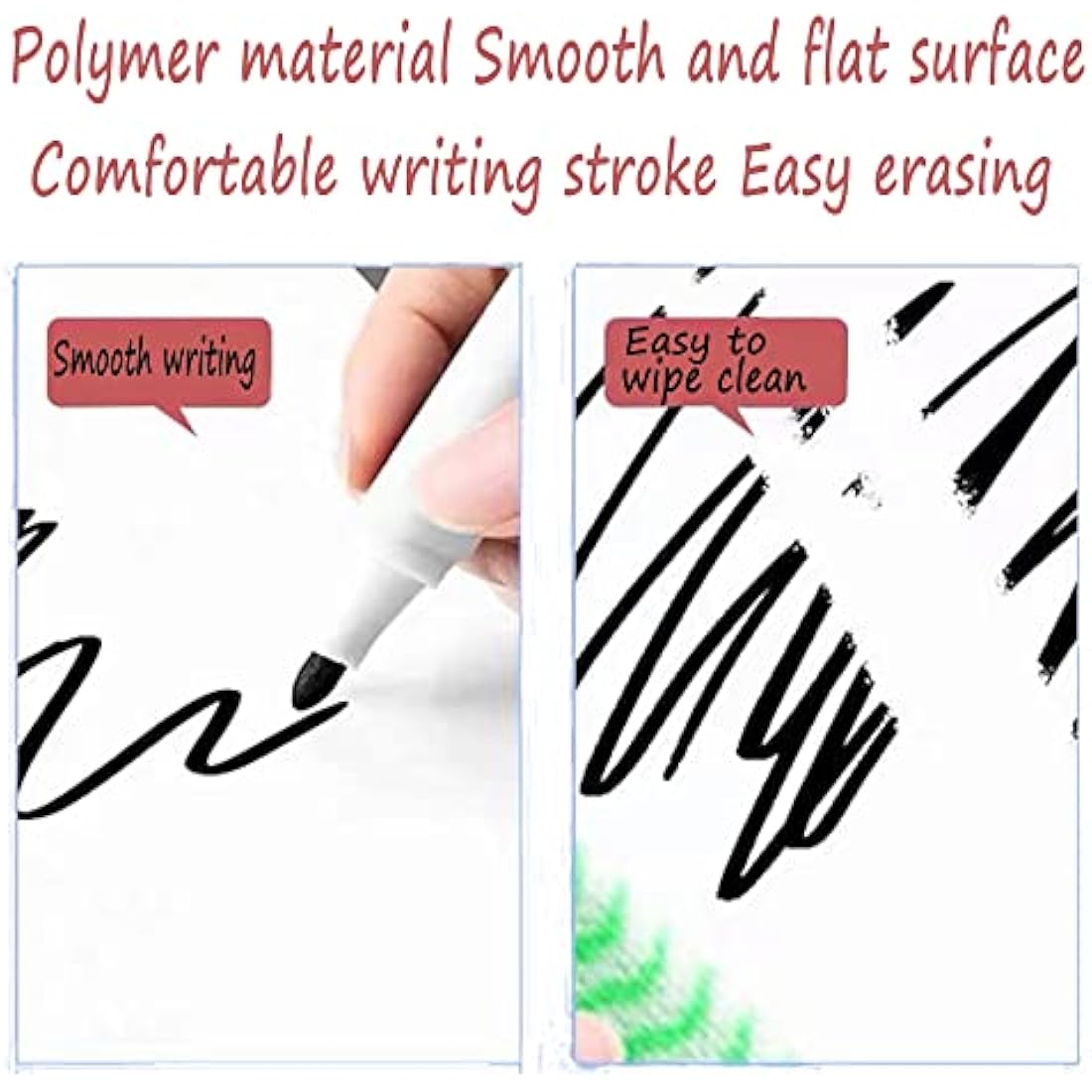Self-Adhesive Dry Erase Whiteboard Sticker Roll - 2 Pack