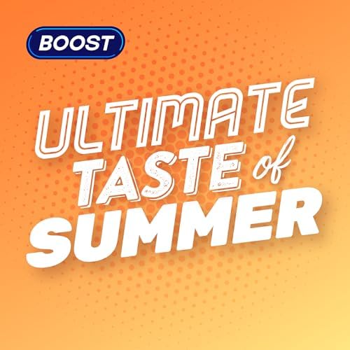 Boost Mango Energy Drink - 24 Pack Low Calorie Vegan Drinks | 250ml