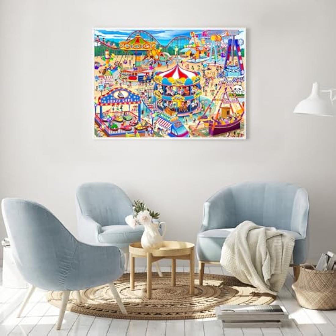 Jolof Store Amusement Park Jigsaw Puzzles for Adults – 1000 Piece Set