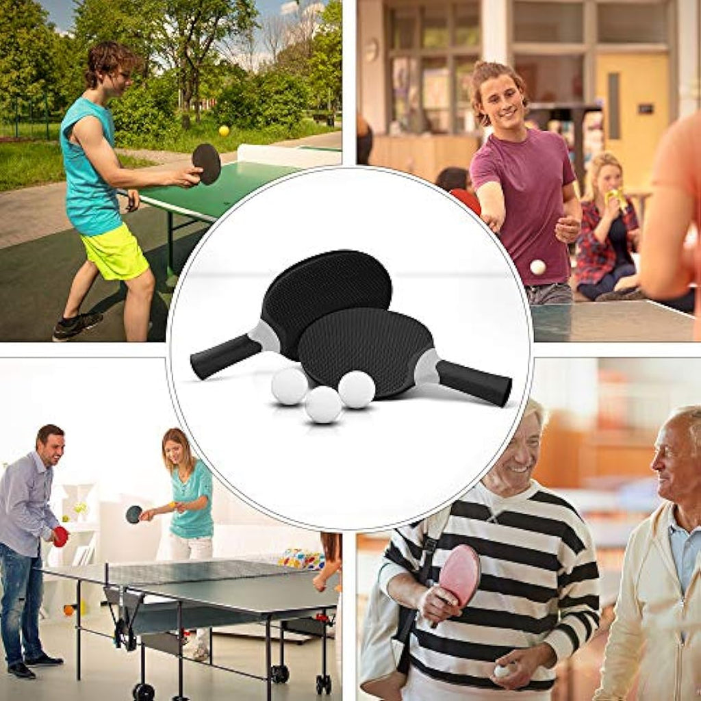 Senston Table Tennis Rackets Set | 2-4 Player Professional Ping Pong Paddles