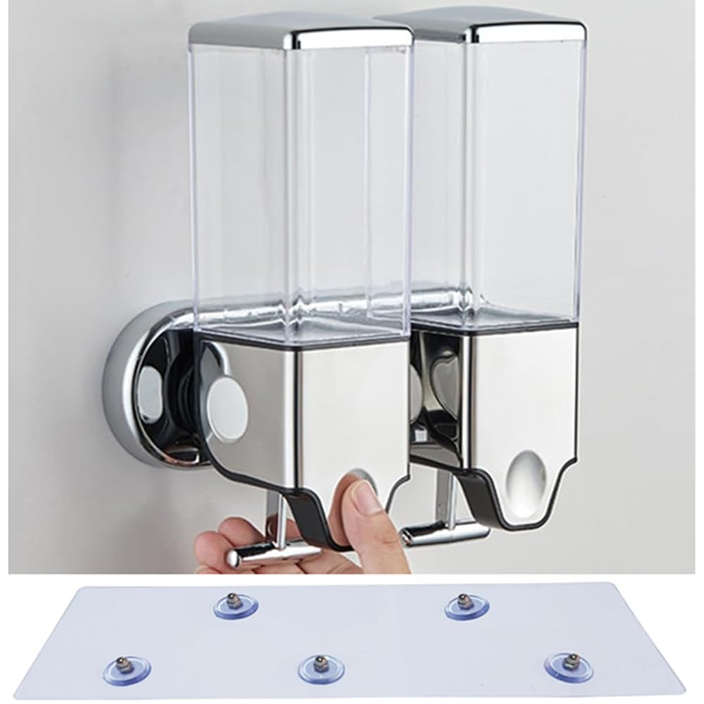 Wall Mounted Soap Dispenser - 1000ml No-Drill Shower Pump
