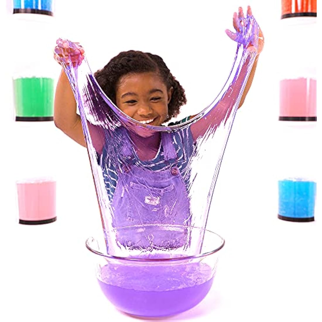 Zimpli Kids Slime Baff 4 Pack – Purple & Green Biodegradable Bath Toy