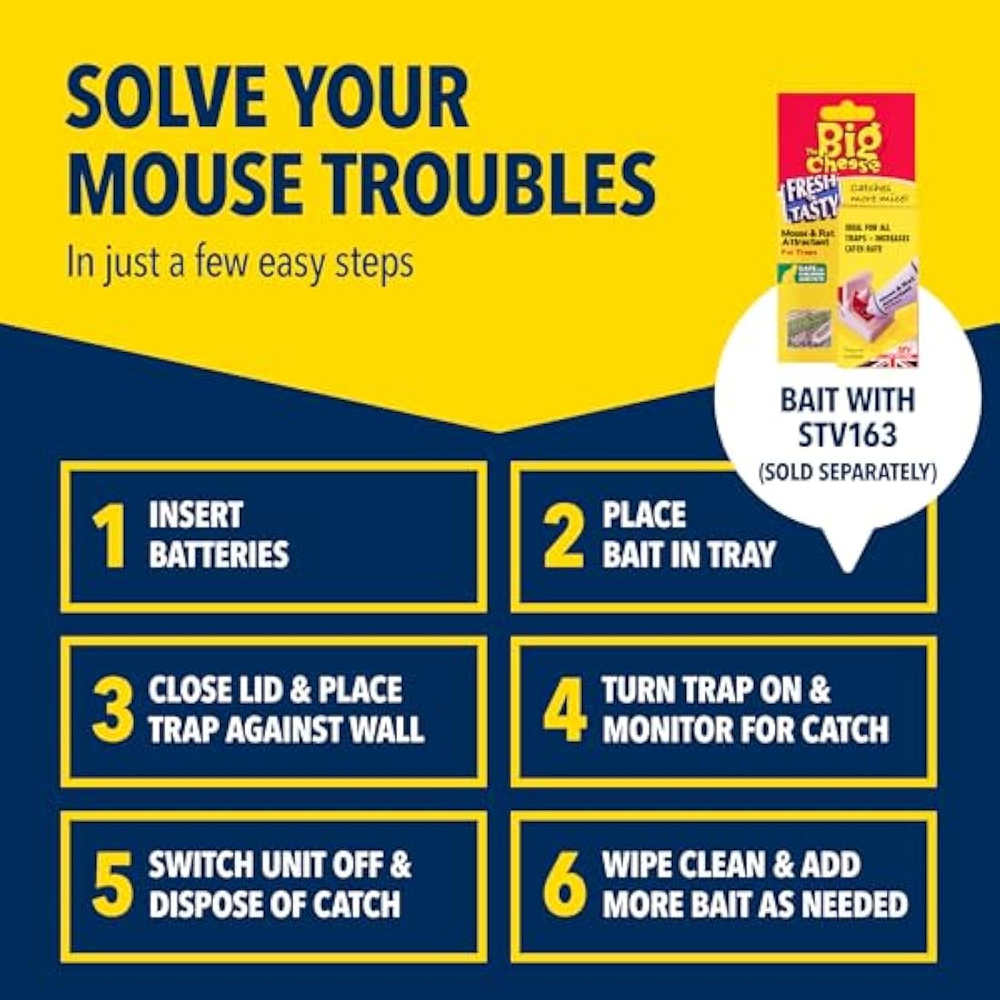 The Big Cheese Ultra Power Electronic Mouse Killer – Humane Electric Trap
