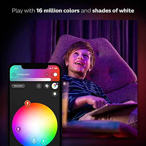 Philips Hue White & Colour Ambiance Mini Starter Kit | B22 Smart LED Bulbs