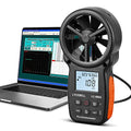 LYCEBELL LC-866A Digital Anemometer | HVAC Wind Speed Meter with USB PC Sync